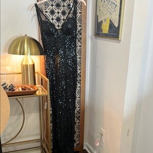 Faviana Elegant Black Dress